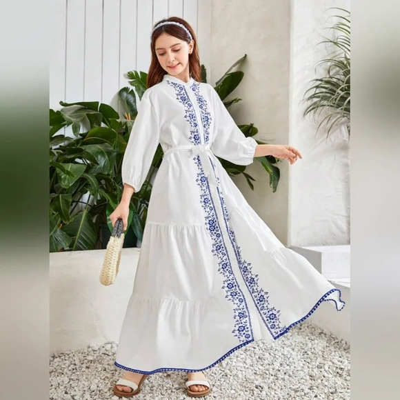 SHEIN-NWOT 12-13  TEEN MAXI Dress - Picture 5 of 6